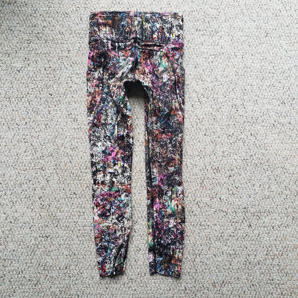 Lululemon Fast and Free Tight Vitalize 25" - Sz 4 - Picture 4 of 8